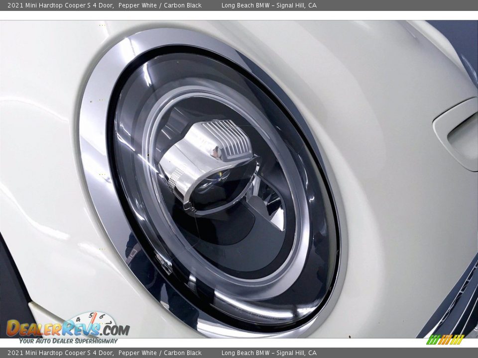 2021 Mini Hardtop Cooper S 4 Door Pepper White / Carbon Black Photo #14