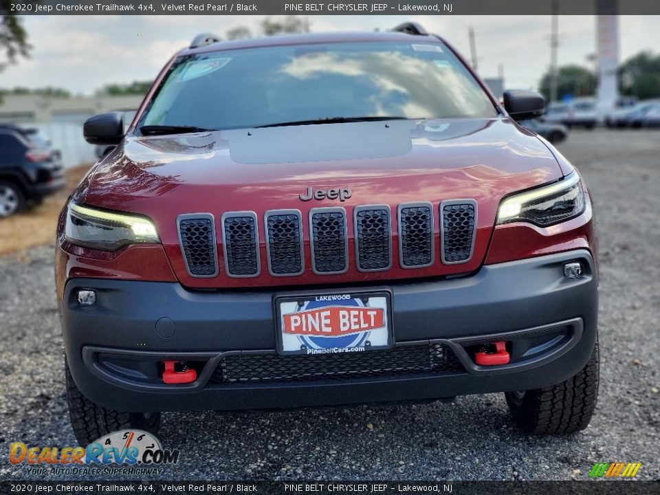 2020 Jeep Cherokee Trailhawk 4x4 Velvet Red Pearl / Black Photo #3