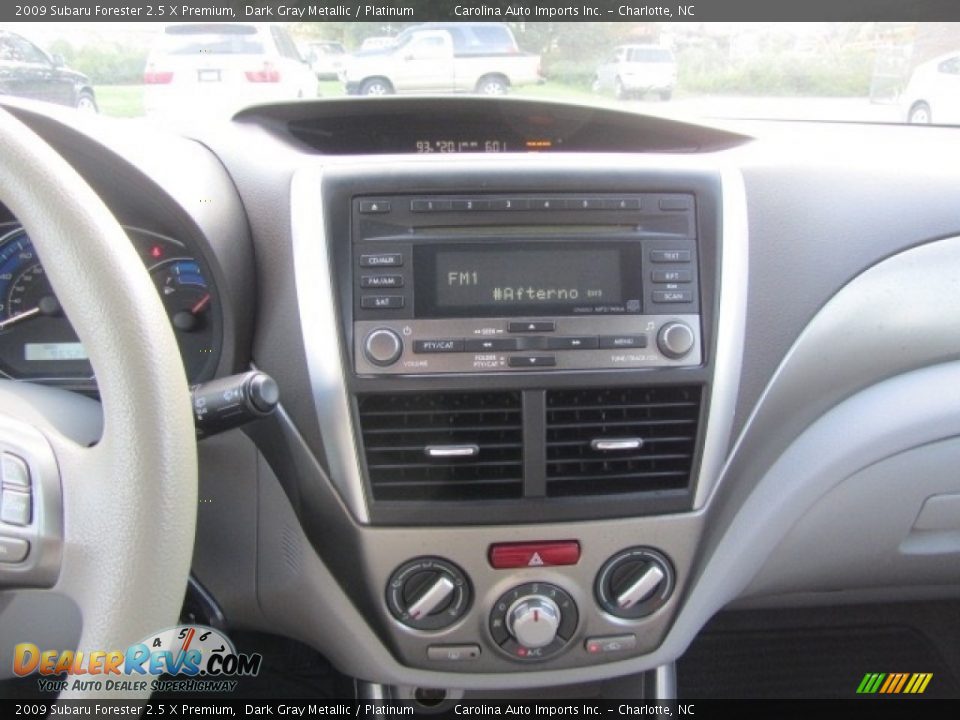 2009 Subaru Forester 2.5 X Premium Dark Gray Metallic / Platinum Photo #15