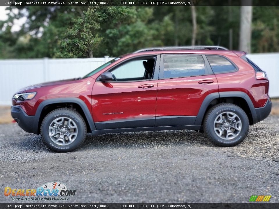 2020 Jeep Cherokee Trailhawk 4x4 Velvet Red Pearl / Black Photo #4