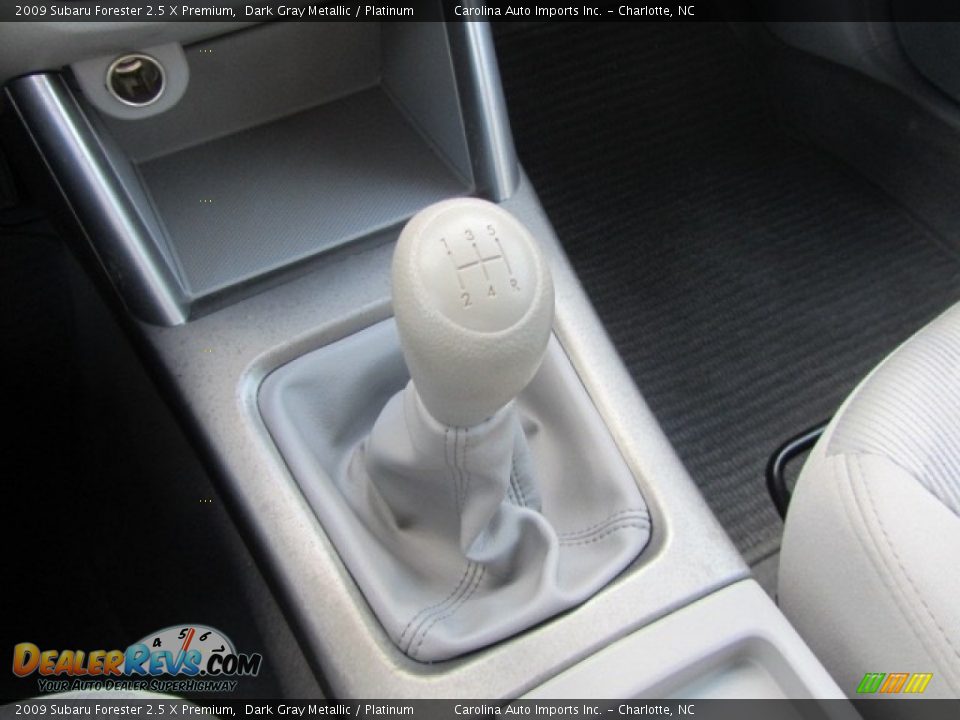 2009 Subaru Forester 2.5 X Premium Dark Gray Metallic / Platinum Photo #16