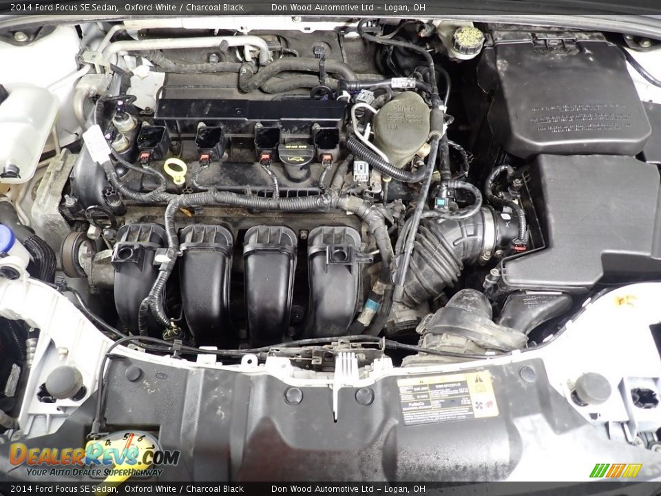 2014 Ford Focus SE Sedan Oxford White / Charcoal Black Photo #7