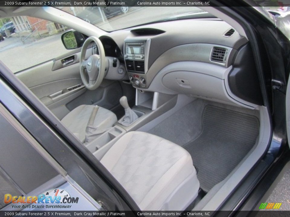 2009 Subaru Forester 2.5 X Premium Dark Gray Metallic / Platinum Photo #22