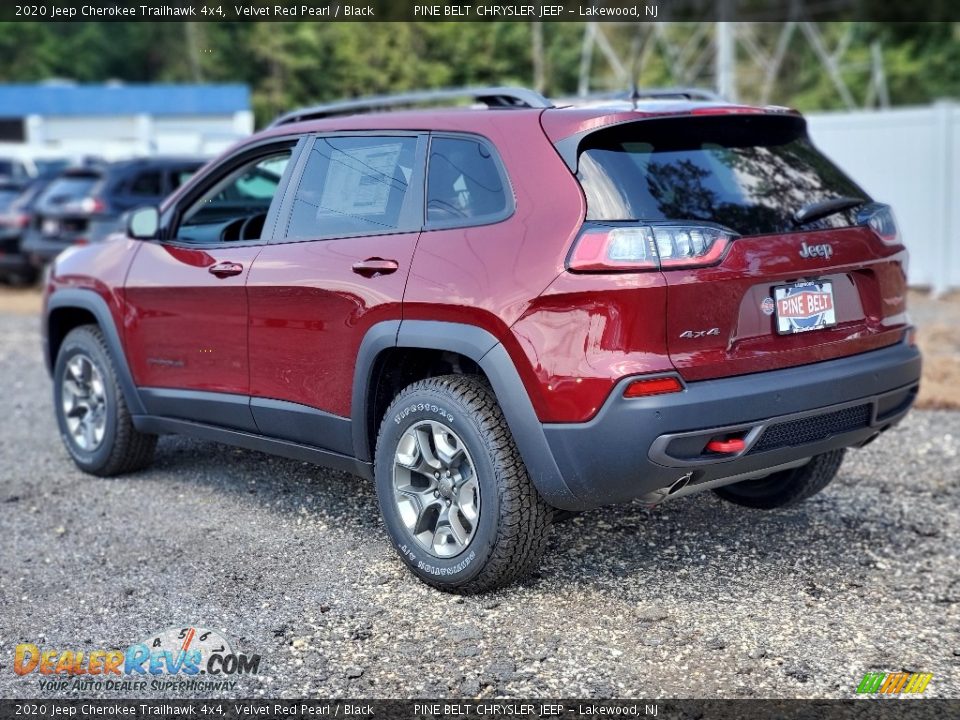 2020 Jeep Cherokee Trailhawk 4x4 Velvet Red Pearl / Black Photo #13