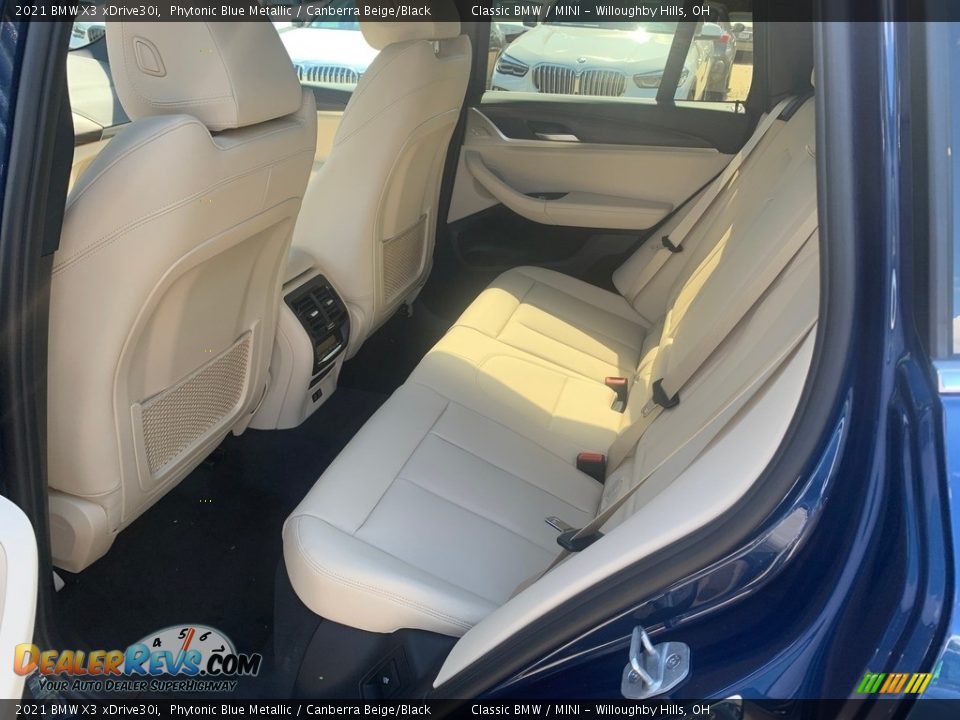 2021 BMW X3 xDrive30i Phytonic Blue Metallic / Canberra Beige/Black Photo #4