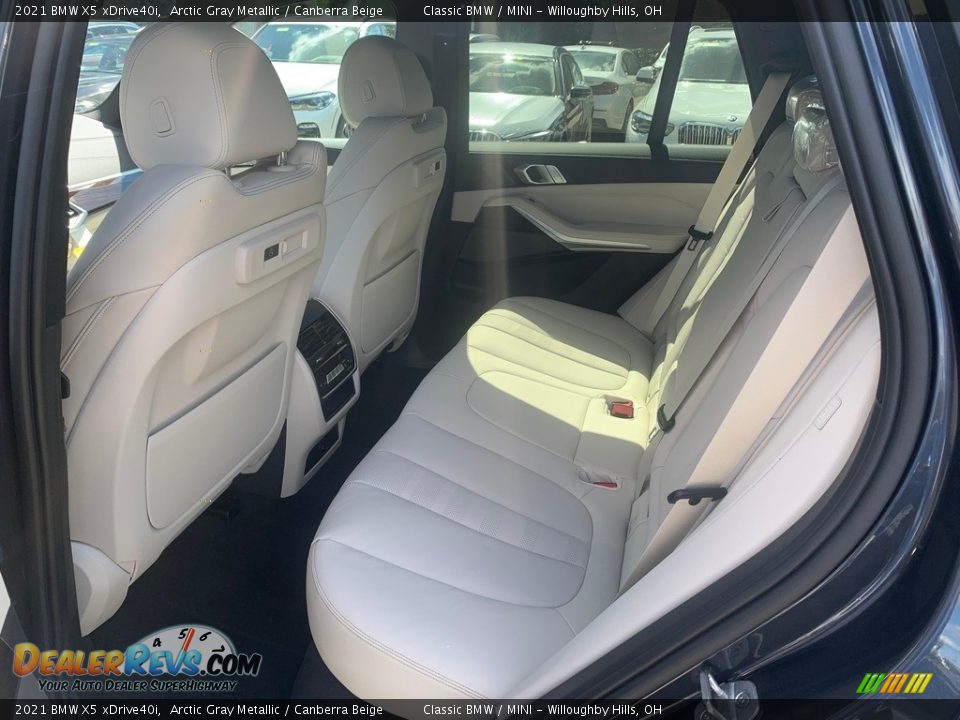2021 BMW X5 xDrive40i Arctic Gray Metallic / Canberra Beige Photo #4