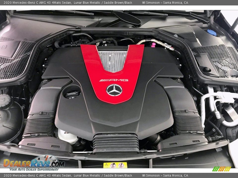 2020 Mercedes-Benz C AMG 43 4Matic Sedan 3.0 Liter AMG biturbo DOHC 24-Valve VVT V6 Engine Photo #8