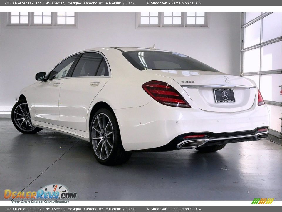 2020 Mercedes-Benz S 450 Sedan designo Diamond White Metallic / Black Photo #2