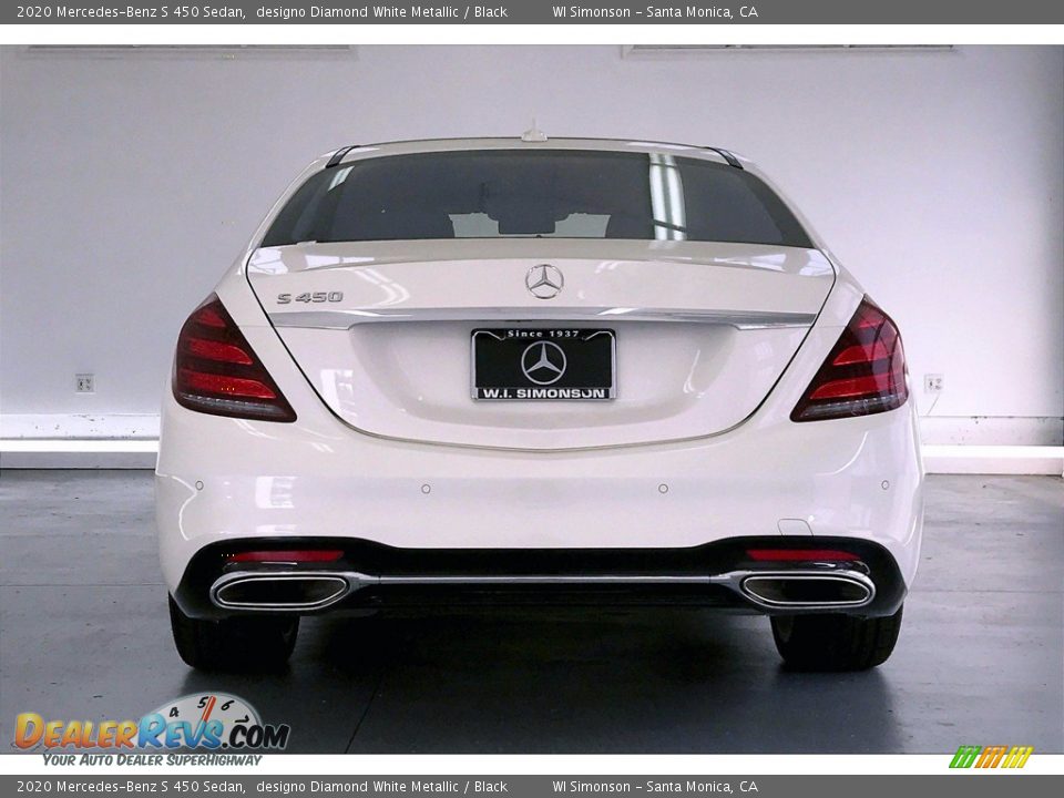 2020 Mercedes-Benz S 450 Sedan designo Diamond White Metallic / Black Photo #3