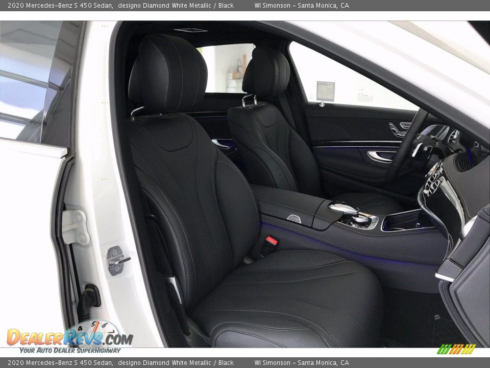 2020 Mercedes-Benz S 450 Sedan designo Diamond White Metallic / Black Photo #5
