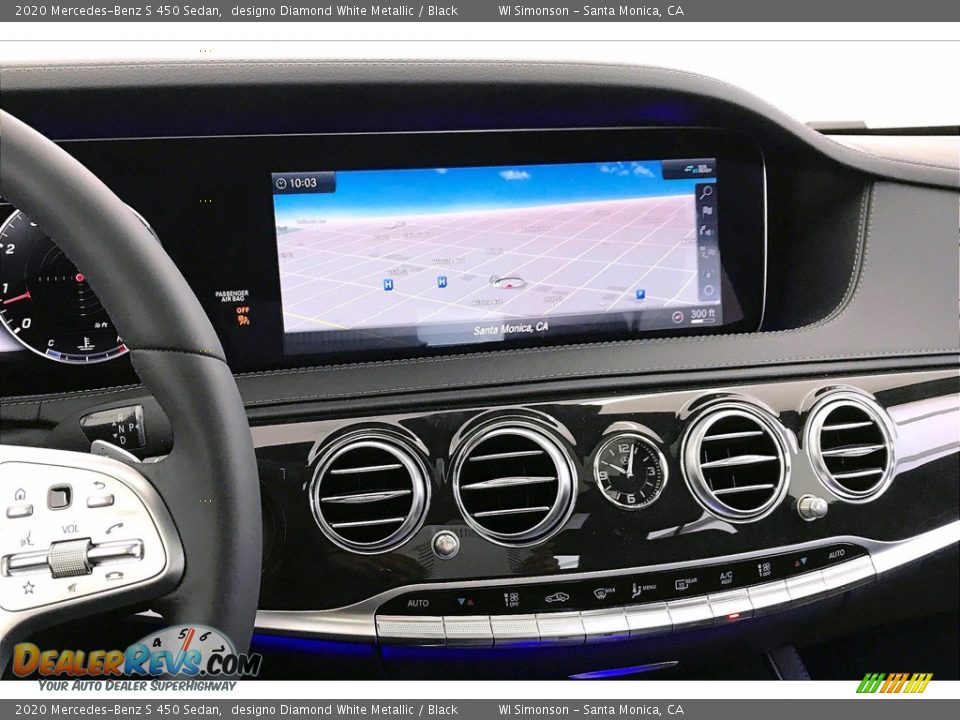2020 Mercedes-Benz S 450 Sedan designo Diamond White Metallic / Black Photo #6