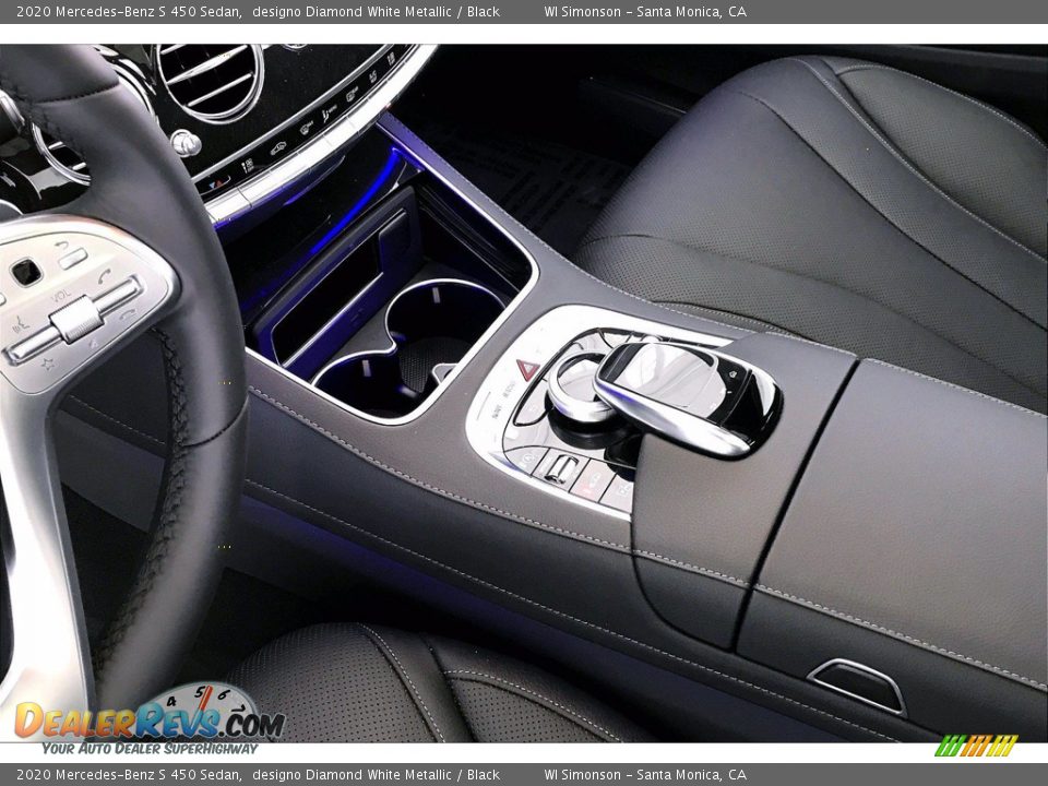 2020 Mercedes-Benz S 450 Sedan designo Diamond White Metallic / Black Photo #7