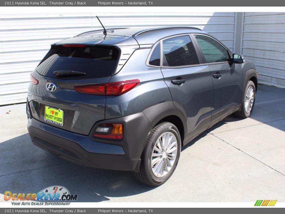 2021 Hyundai Kona SEL Thunder Gray / Black Photo #8