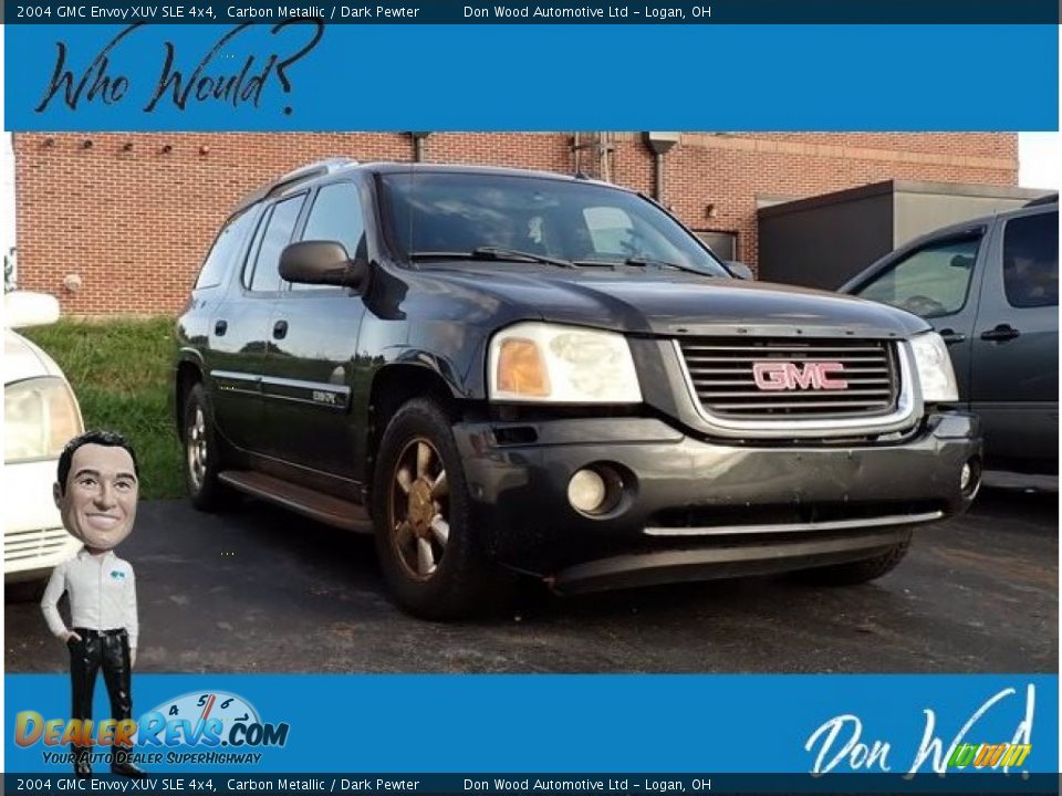 2004 GMC Envoy XUV SLE 4x4 Carbon Metallic / Dark Pewter Photo #1