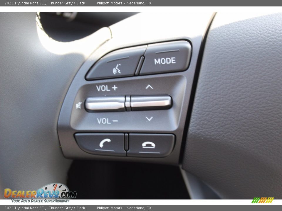 2021 Hyundai Kona SEL Thunder Gray / Black Photo #11