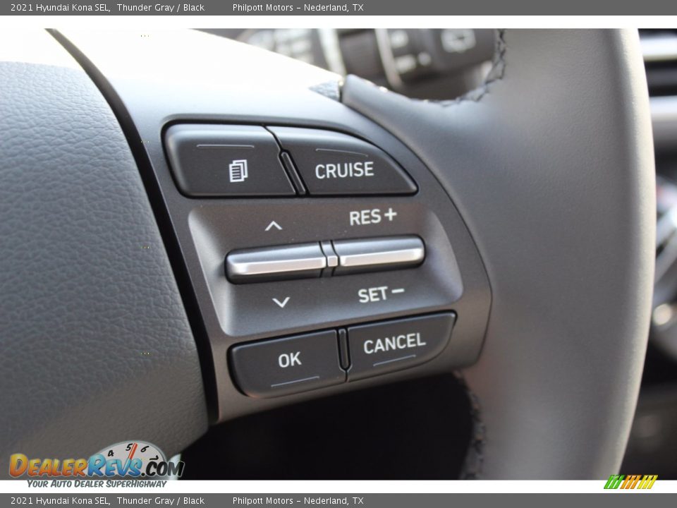 2021 Hyundai Kona SEL Thunder Gray / Black Photo #12