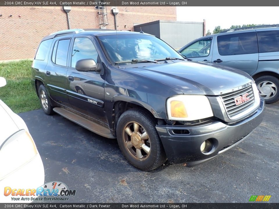 2004 GMC Envoy XUV SLE 4x4 Carbon Metallic / Dark Pewter Photo #3