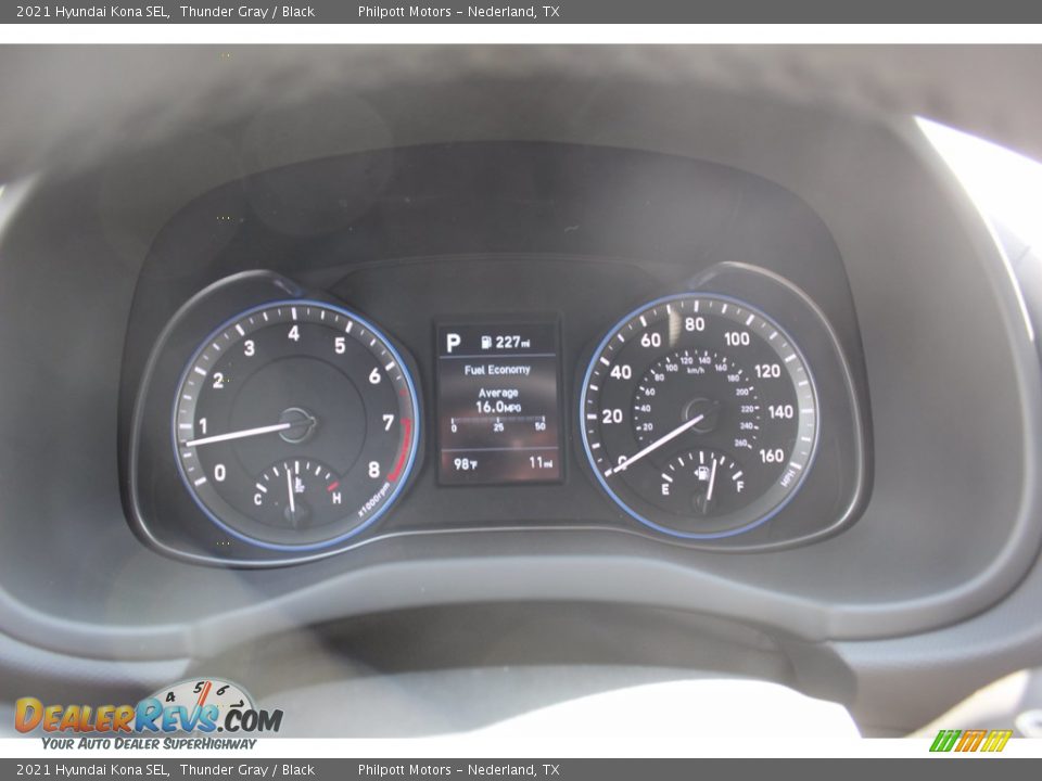 2021 Hyundai Kona SEL Thunder Gray / Black Photo #13