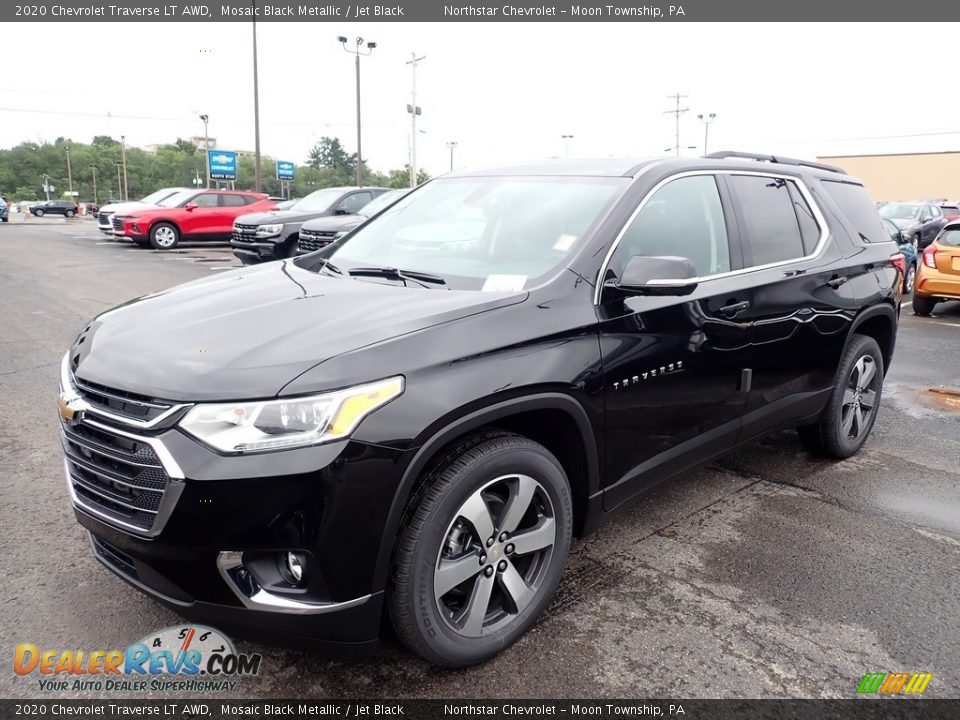 2020 Chevrolet Traverse LT AWD Mosaic Black Metallic / Jet Black Photo #1