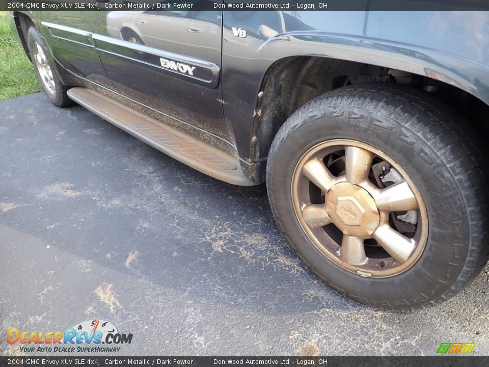 2004 GMC Envoy XUV SLE 4x4 Carbon Metallic / Dark Pewter Photo #4