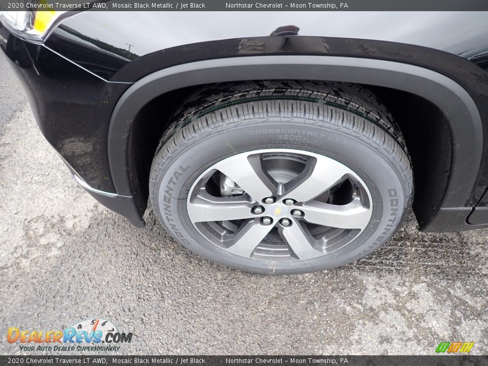 2020 Chevrolet Traverse LT AWD Mosaic Black Metallic / Jet Black Photo #2