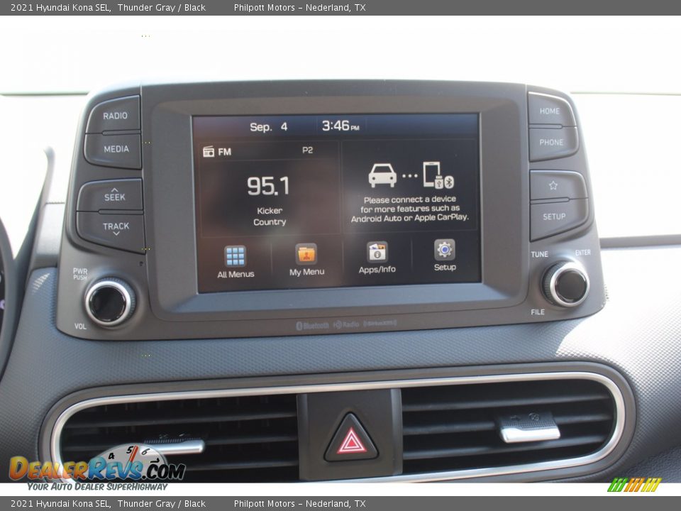 2021 Hyundai Kona SEL Thunder Gray / Black Photo #16