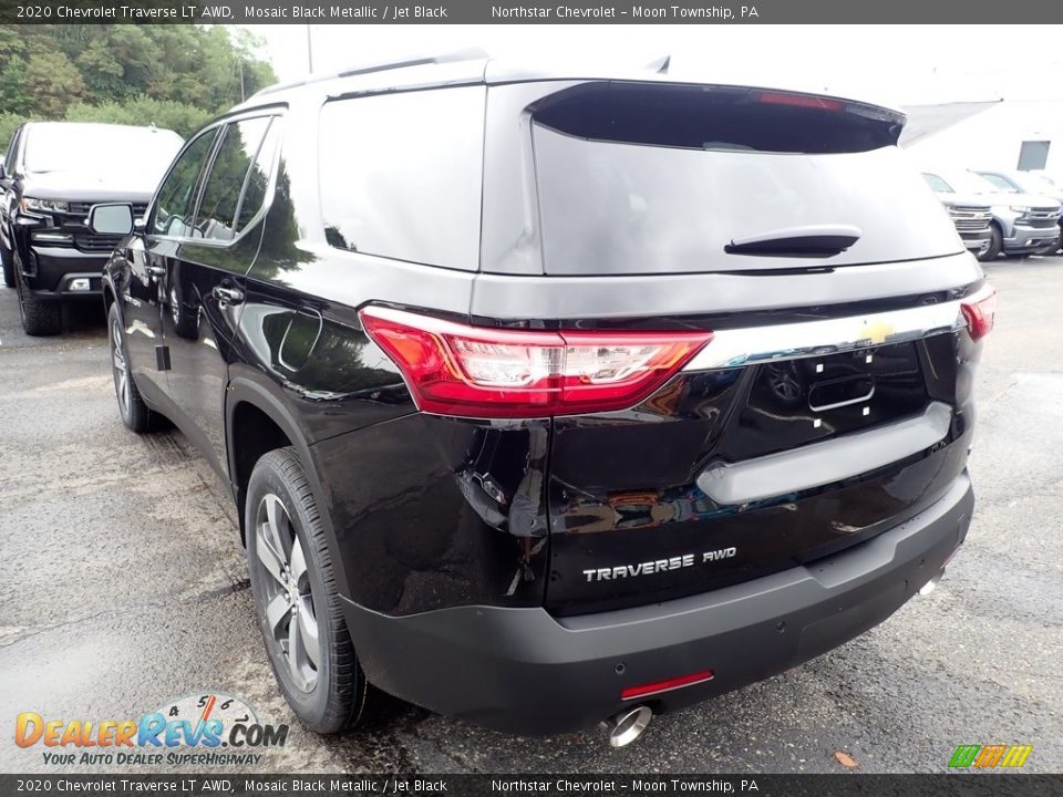 2020 Chevrolet Traverse LT AWD Mosaic Black Metallic / Jet Black Photo #4
