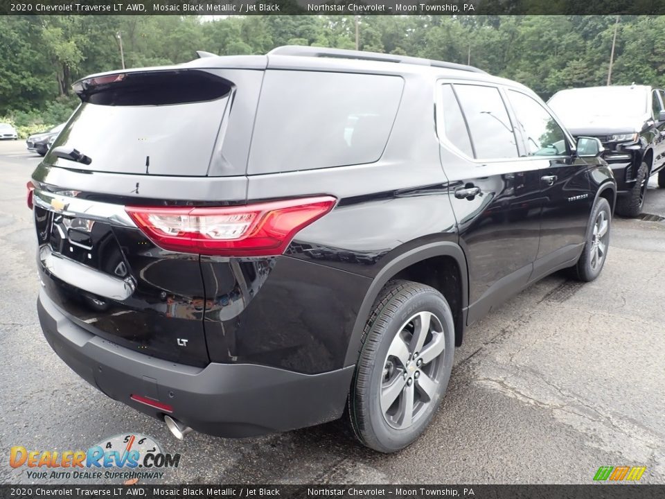 2020 Chevrolet Traverse LT AWD Mosaic Black Metallic / Jet Black Photo #6