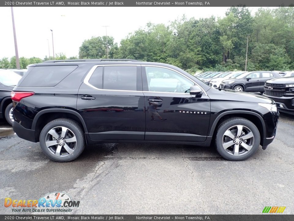 2020 Chevrolet Traverse LT AWD Mosaic Black Metallic / Jet Black Photo #7