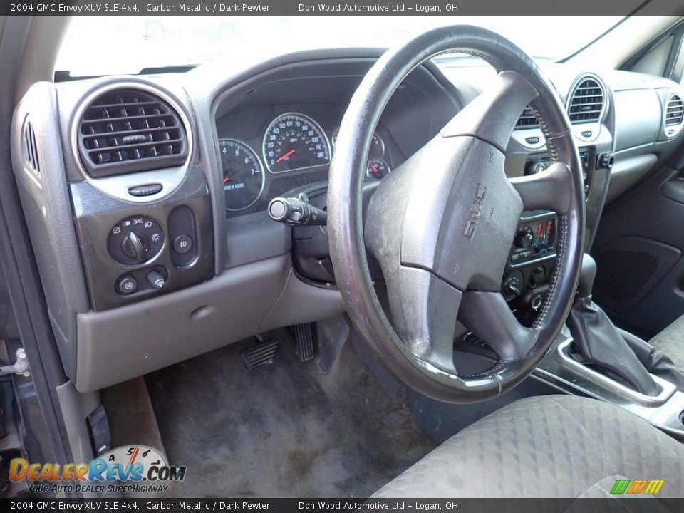 2004 GMC Envoy XUV SLE 4x4 Carbon Metallic / Dark Pewter Photo #10