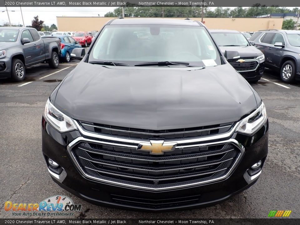 2020 Chevrolet Traverse LT AWD Mosaic Black Metallic / Jet Black Photo #9