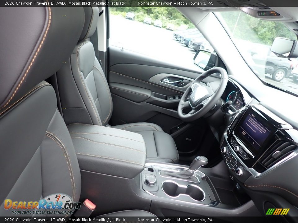 2020 Chevrolet Traverse LT AWD Mosaic Black Metallic / Jet Black Photo #10