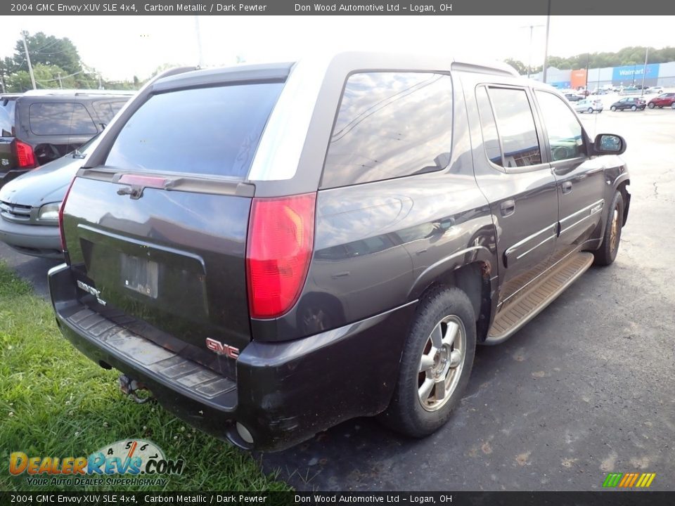 2004 GMC Envoy XUV SLE 4x4 Carbon Metallic / Dark Pewter Photo #17