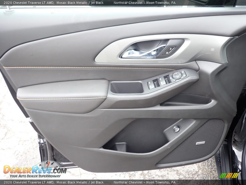 2020 Chevrolet Traverse LT AWD Mosaic Black Metallic / Jet Black Photo #15