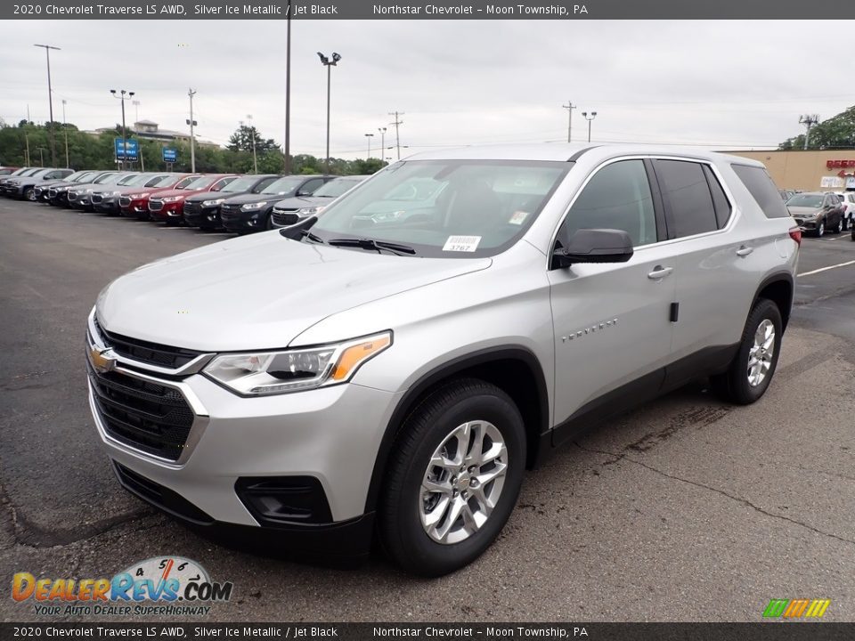 2020 Chevrolet Traverse LS AWD Silver Ice Metallic / Jet Black Photo #1