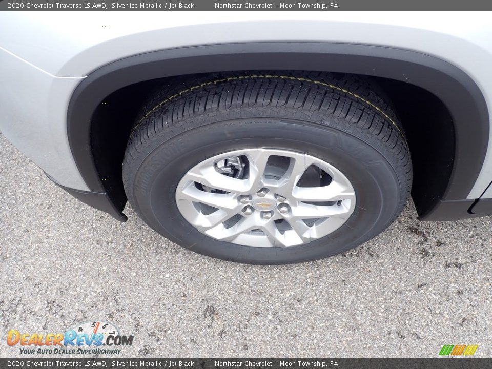 2020 Chevrolet Traverse LS AWD Silver Ice Metallic / Jet Black Photo #2