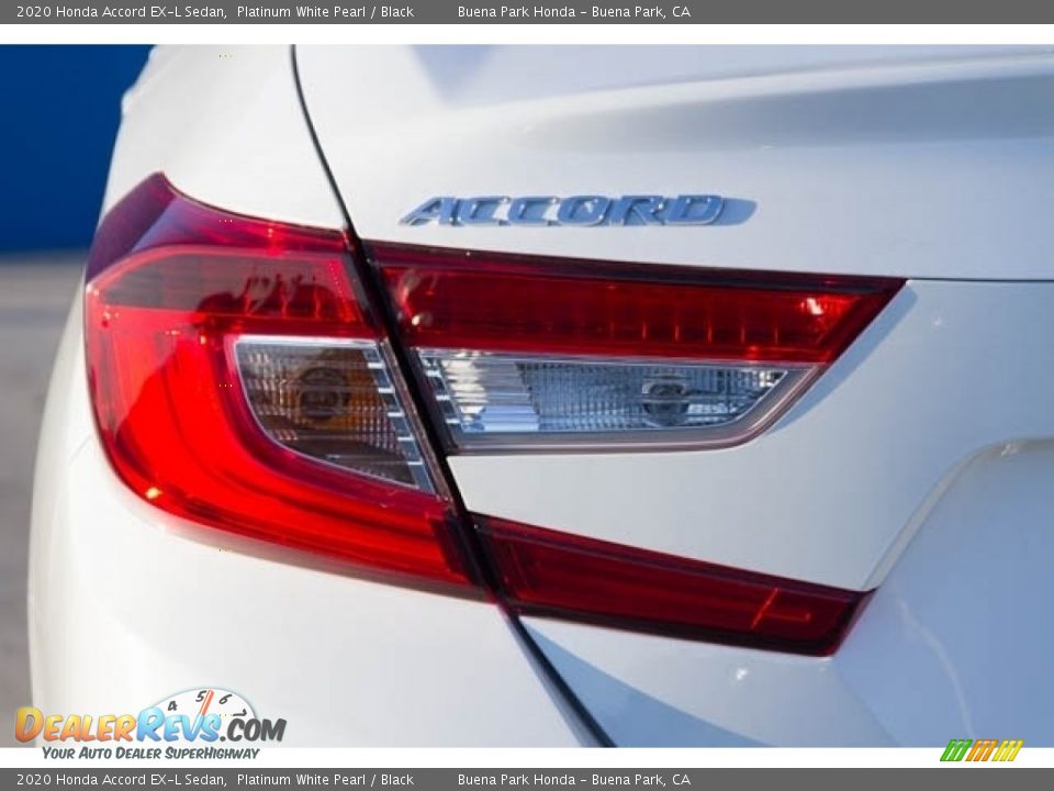 2020 Honda Accord EX-L Sedan Platinum White Pearl / Black Photo #7