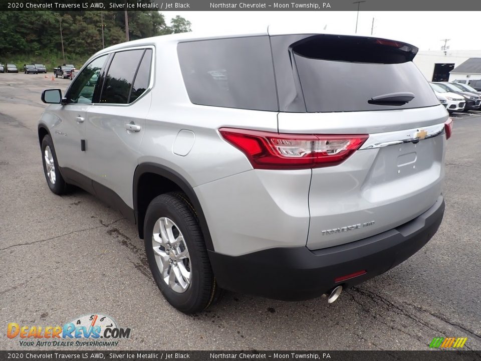 2020 Chevrolet Traverse LS AWD Silver Ice Metallic / Jet Black Photo #4