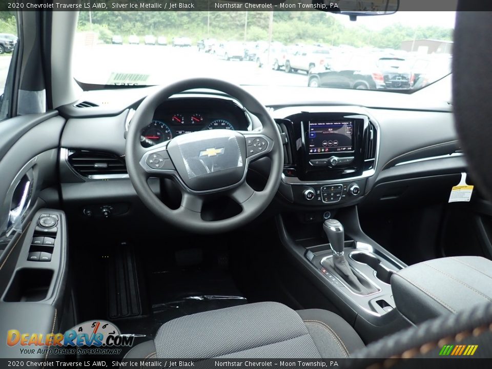 2020 Chevrolet Traverse LS AWD Silver Ice Metallic / Jet Black Photo #13