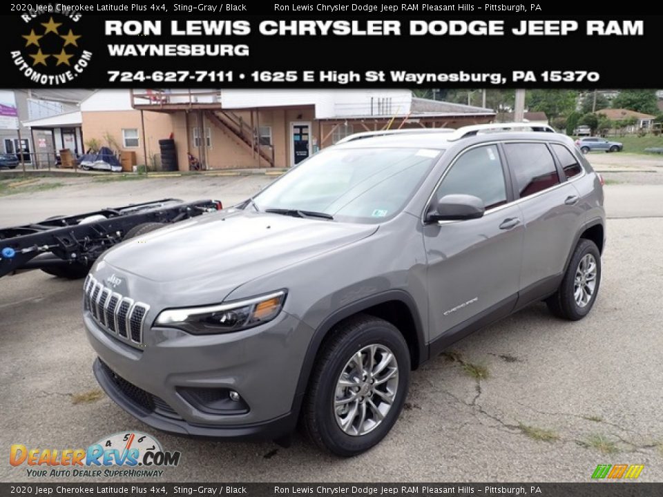 2020 Jeep Cherokee Latitude Plus 4x4 Sting-Gray / Black Photo #1
