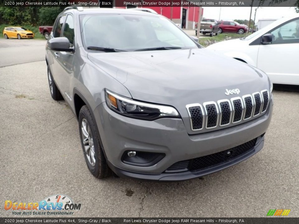 2020 Jeep Cherokee Latitude Plus 4x4 Sting-Gray / Black Photo #5