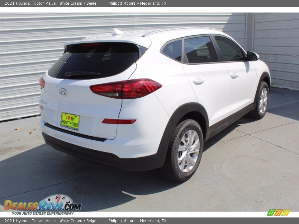 2021 Hyundai Tucson Value White Cream / Beige Photo #8