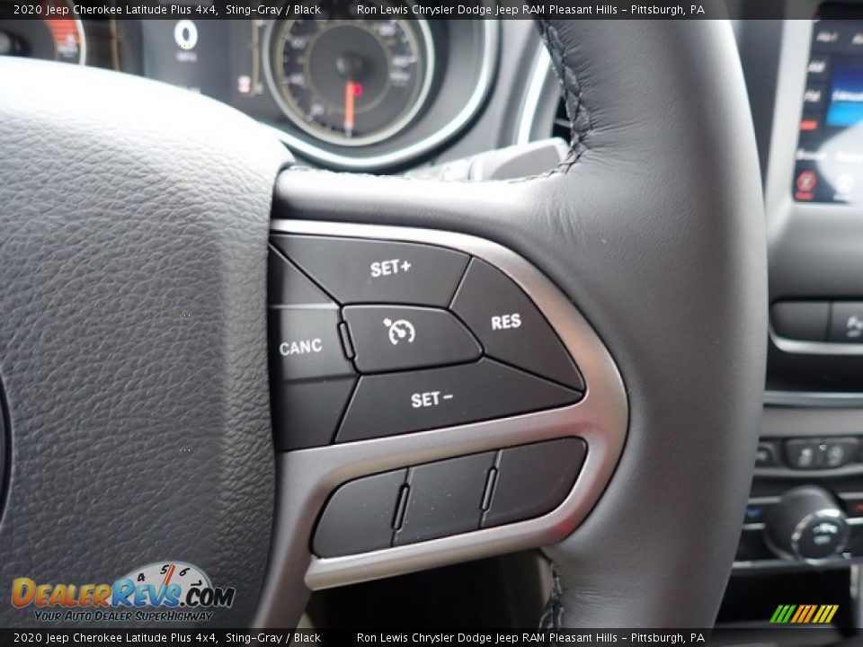 2020 Jeep Cherokee Latitude Plus 4x4 Sting-Gray / Black Photo #14