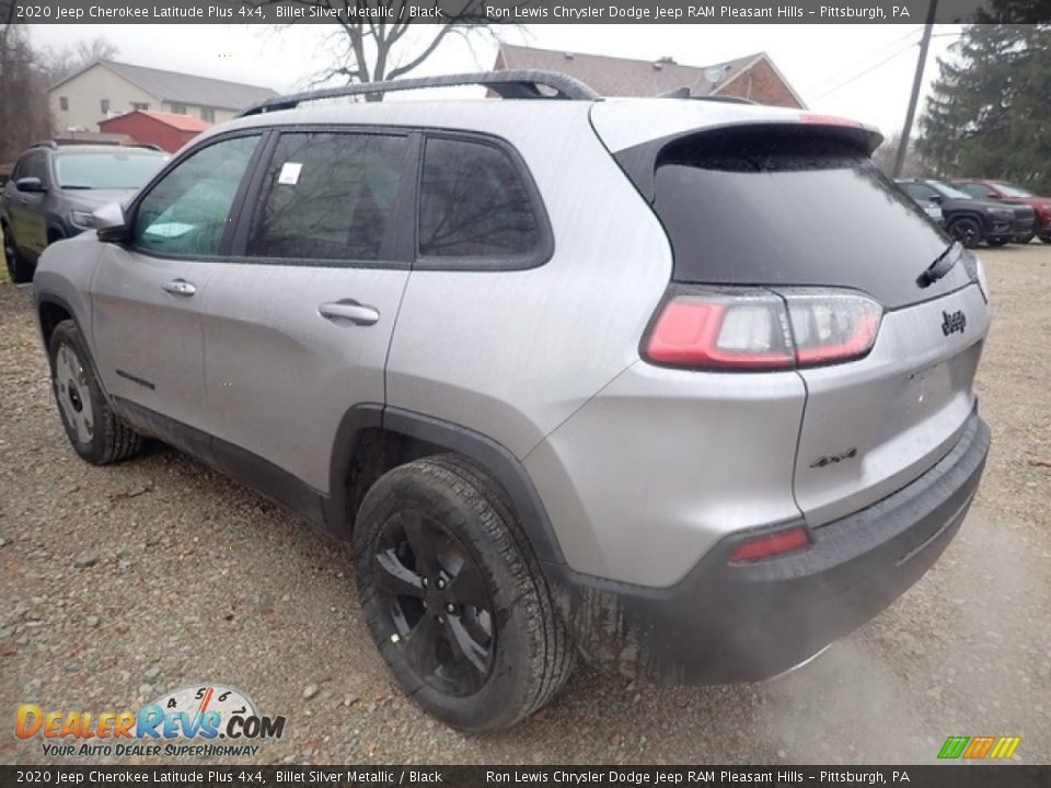 2020 Jeep Cherokee Latitude Plus 4x4 Billet Silver Metallic / Black Photo #3