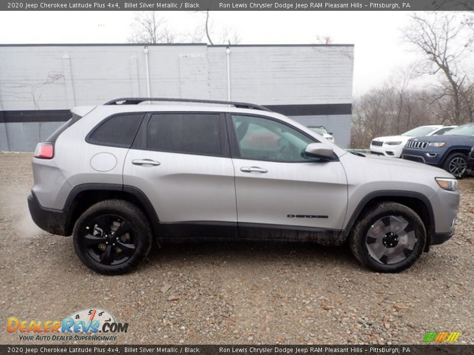 2020 Jeep Cherokee Latitude Plus 4x4 Billet Silver Metallic / Black Photo #6