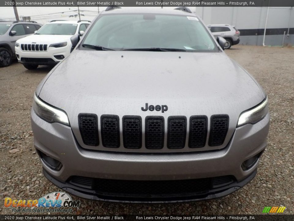 2020 Jeep Cherokee Latitude Plus 4x4 Billet Silver Metallic / Black Photo #8