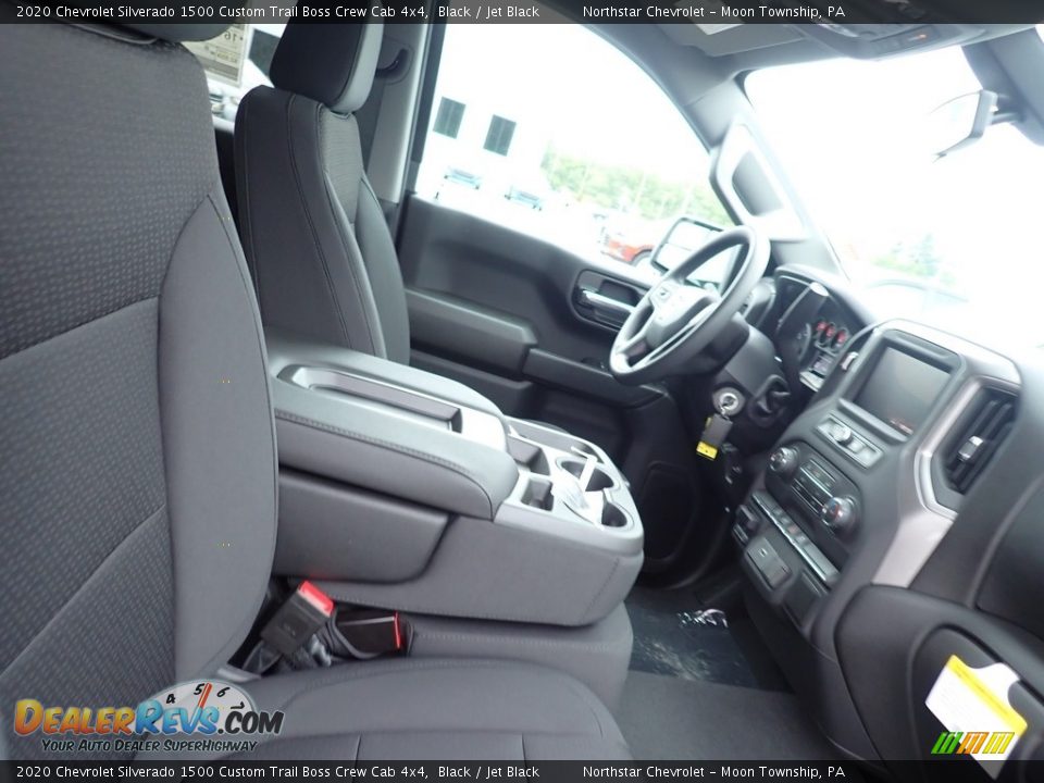 2020 Chevrolet Silverado 1500 Custom Trail Boss Crew Cab 4x4 Black / Jet Black Photo #12