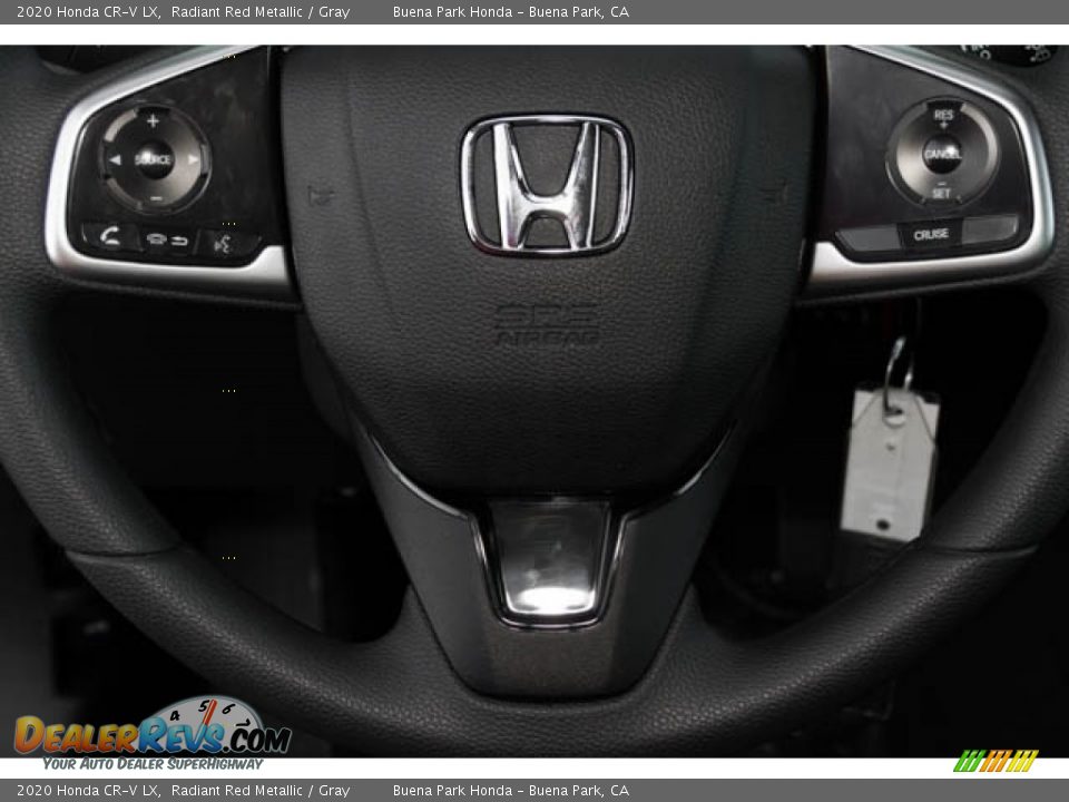 2020 Honda CR-V LX Radiant Red Metallic / Gray Photo #19