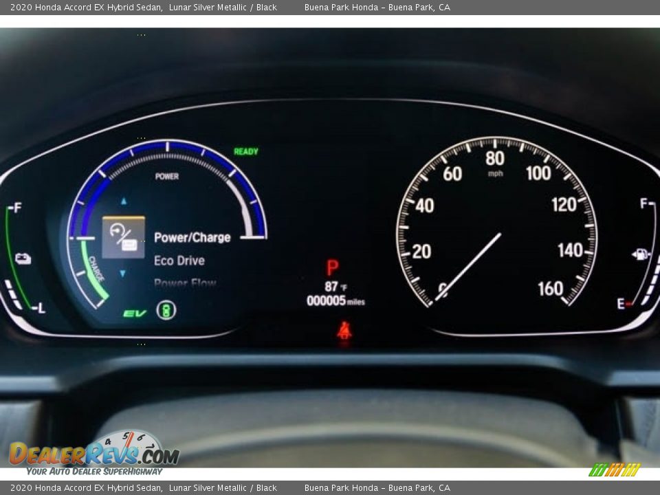 2020 Honda Accord EX Hybrid Sedan Lunar Silver Metallic / Black Photo #18