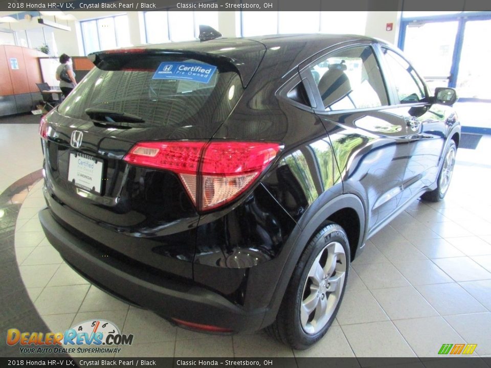 2018 Honda HR-V LX Crystal Black Pearl / Black Photo #7